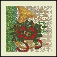 Птицы и персиковые цветы птицы Счетный Набор для вышивания крестиком RS хлопок с