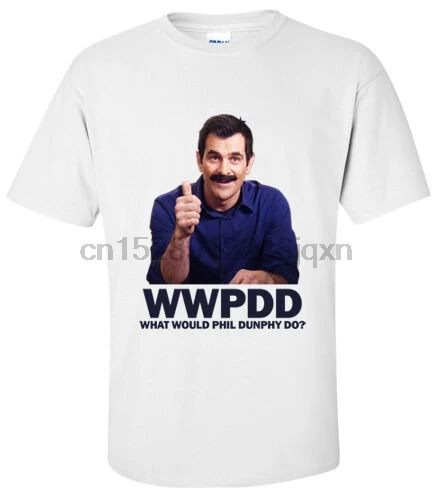 Современная семейная футболка WHAT WHIT PHIL DUNPHY DO размеры SMALLMEDIUMLARGEXL 100% хлопок летняя с короткими
