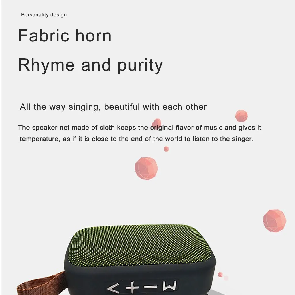 Portable Wireless Bluetooth Stereo TF Card FM Speaker For Smartphone Tablet Laptop FASHION high quality | Дом и сад
