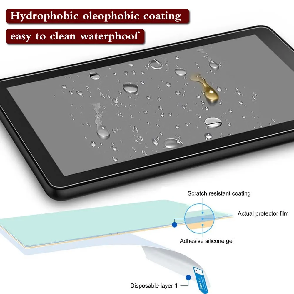 

Ultra Thin Transparent Screen Protector Glass for LG Optimus Pad LTE 8.9inch Tablet Glass Guard Film