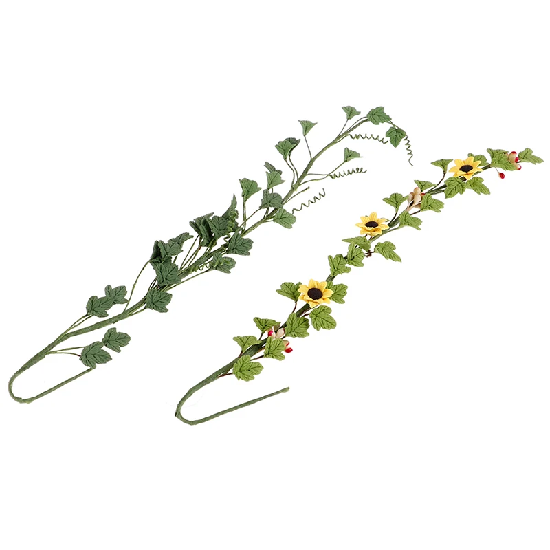 1/12 Кукольный Домик DIY миниатюрные розы кукольный дом Миниатюрный цветок Виноградная лоза цветы ручной работы глина красочные милые скалолазание Роза ваттл