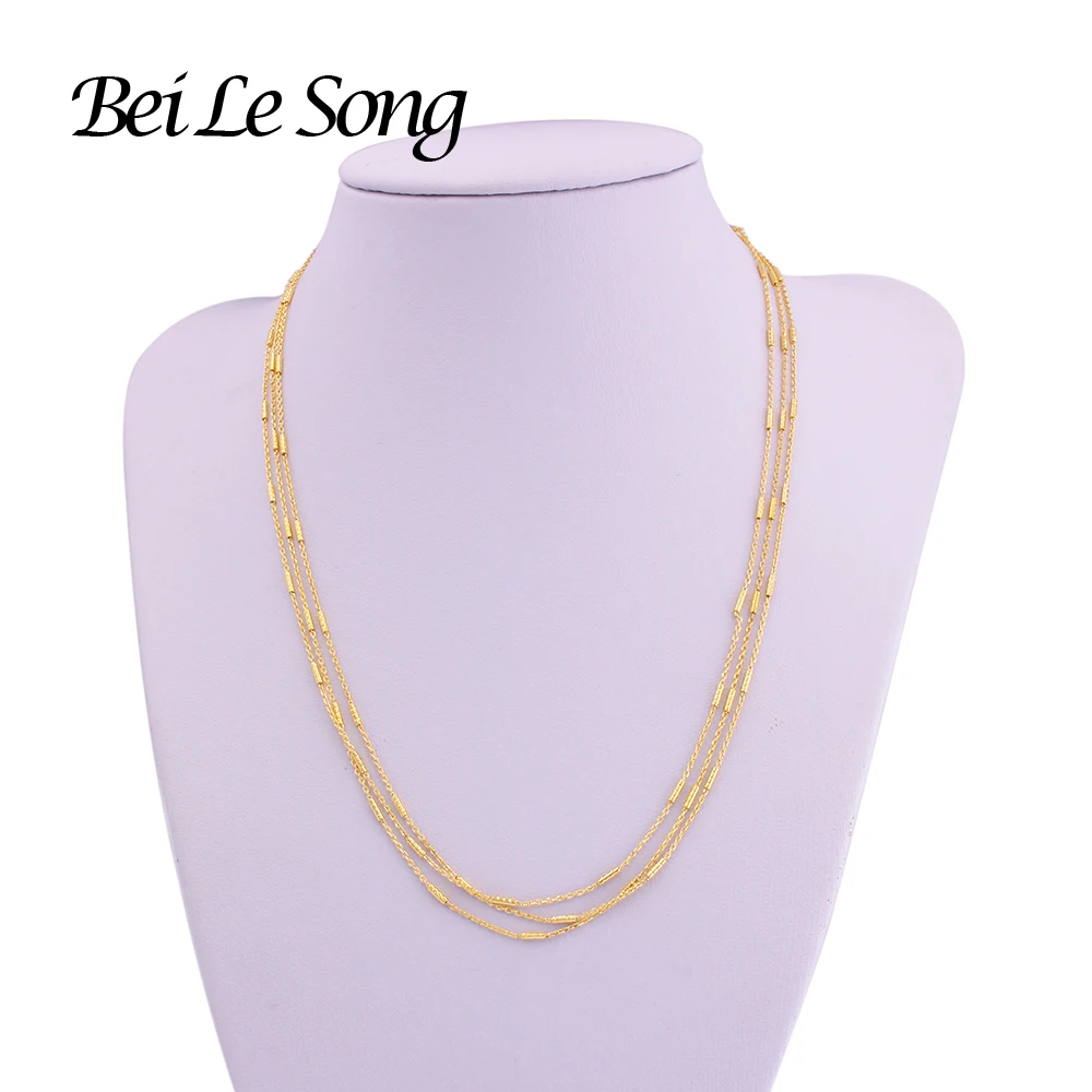 Ожерелье 3 шт. ювелирные цепи для женщин ожерелья Позолоченные индивидуальные