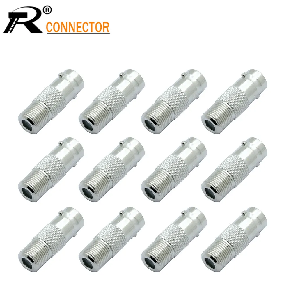 

BNC Female to F type Female CCTV камера безопасности RF коаксиальный разъем адаптера 12/50/100 шт