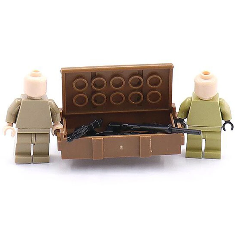 Материал коробка солдатские фигурки Военная мировая война 2 Коробка оружия армия