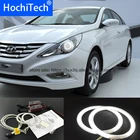 HochiTech ccfl комплект ангельских глаз белый 6000k ccfl гало кольца фара для Hyundai Sonata i45 2009 2010 2011 2012 2013 2014