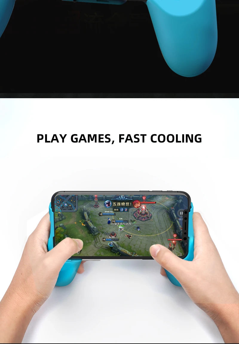 Игровой контроллер PUBG, геймпад, металлическая кнопка пуска, стрельба, свободный огненный джойстик для IOS, Android, геймпад для мобильного телефона с охлаждающими вентиляторами
