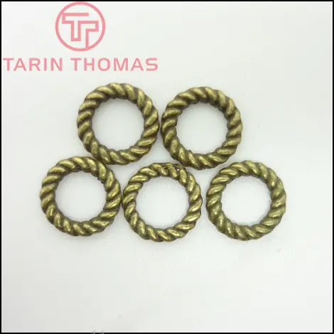 Замкнутое соединительное кольцо из сплава бронзы 40 шт. 10 мм подвески сделай сам