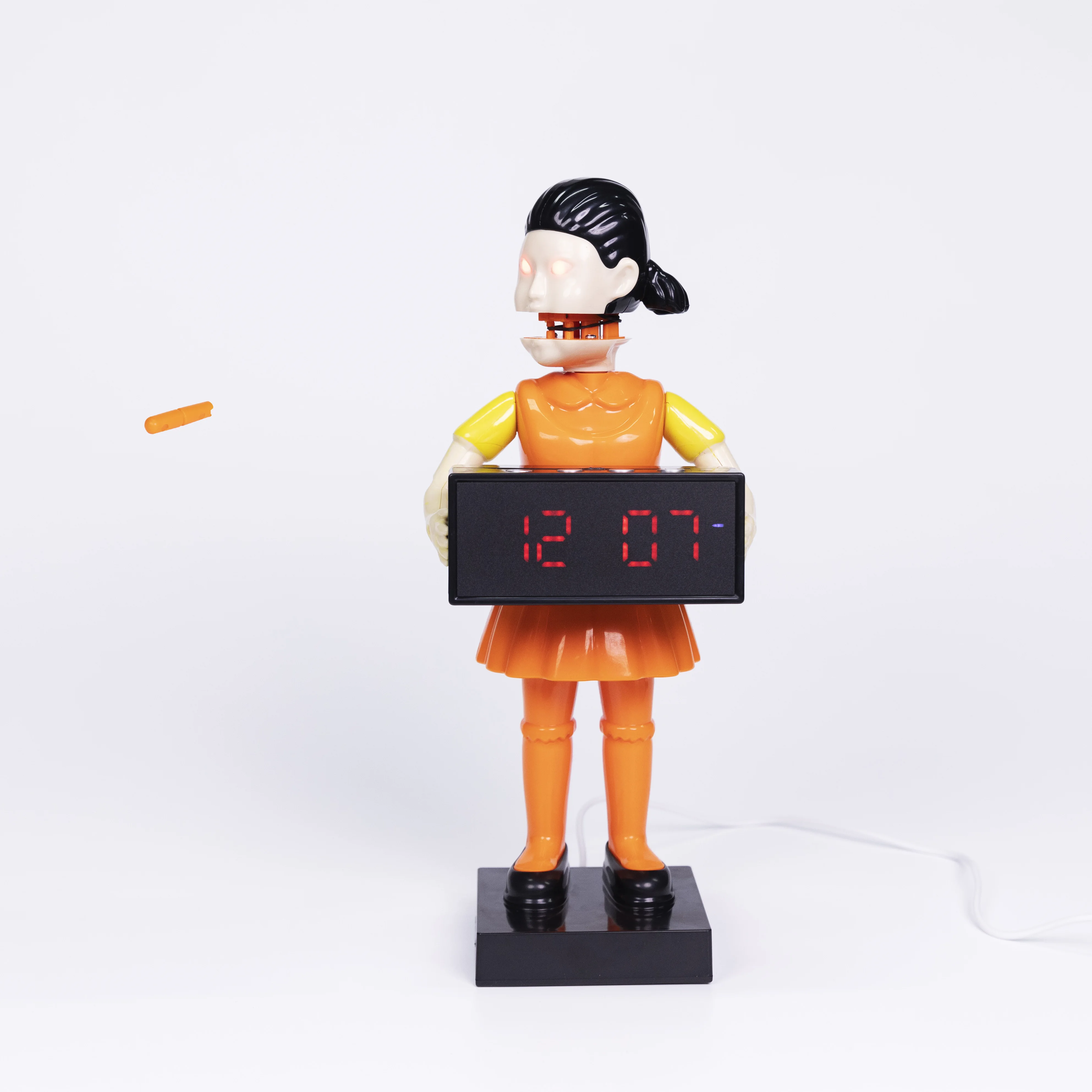 

В наличии 2021, будильник для игры в виде кальмара, будильник для кальмаров, игра, Croc, часы для игр в виде кальмара