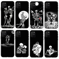 love for boyfriend girlfriend phone case for samsung galaxy s8 s9 s10 plus lite s10e skeleton couple soft tpu cases carcasa