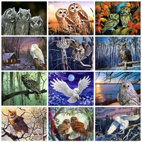 royal secret diamond painting full squareround drill owl embroidery animals 5d diy mosaic picture of rhinestone home decoration