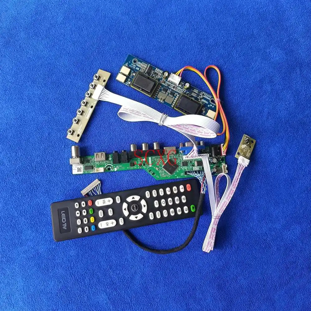 

Совместимому с HDMI USB VGA 4 с холодным катодом (CCFL) аналогового сигнала KitLVDS-20Pin подходит LTM15C458-11/LTM15C458M/LTM15C458T 1024*768 ЖК-дисплей панель драйвер платы