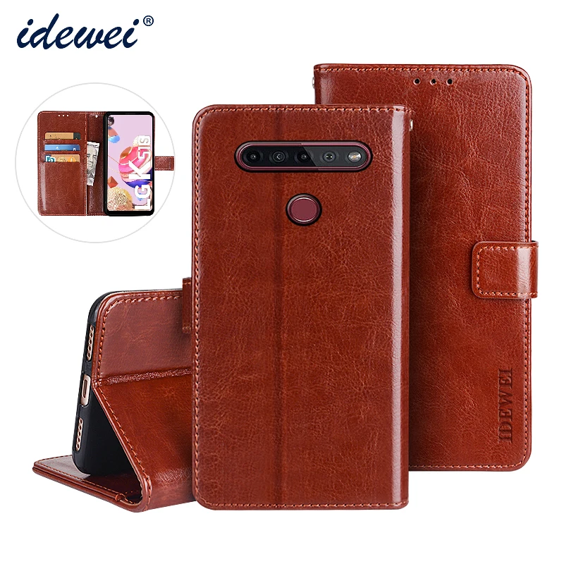 

For LG K51S Case Flip Wallet Business Leather Capa Phone Case for LG K51S Cover Coque with Card Slot Accessories