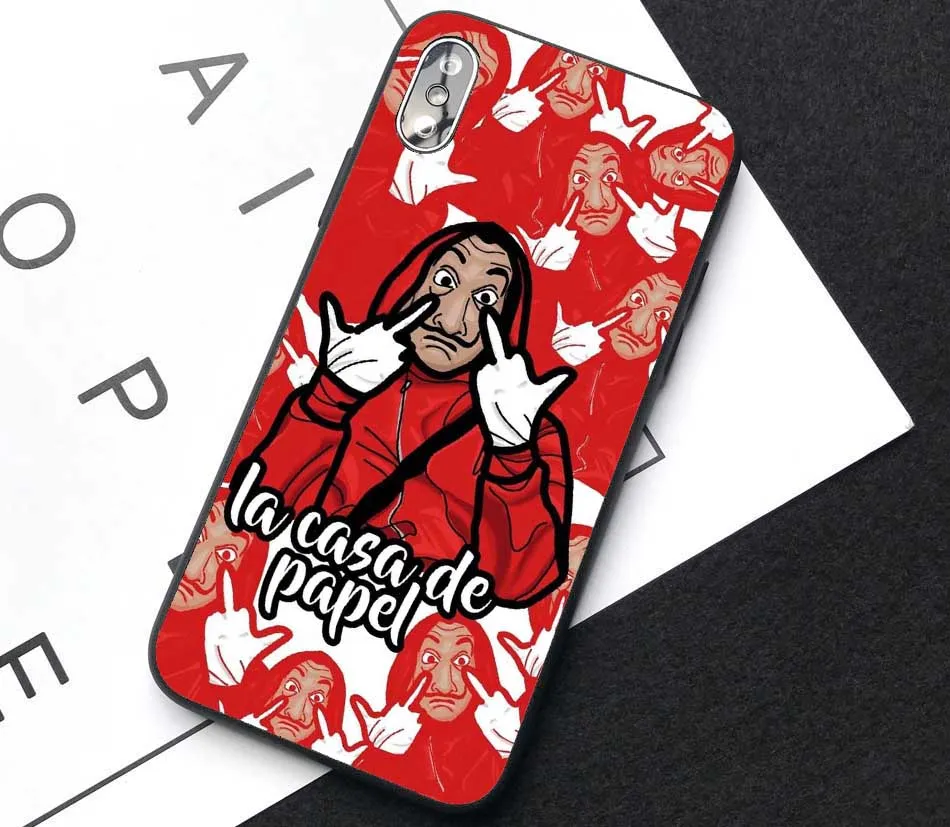 LA Casa De Papel Bella ciao heist money Испания ТВ чистый мягкий чехол для iPhone 6S 7 8Plus 11 Pro MAX 2019 SE 5 8 XR