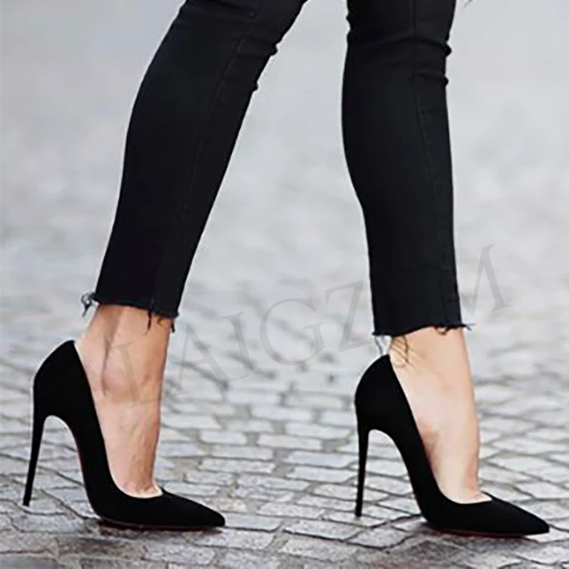 

SEIIHEM Women Heels Stiletto High Heel Pumps Party Show Ladies Unisex Talons hauts Zapatos Mujer Shoes Woman Large Size 43 45 47