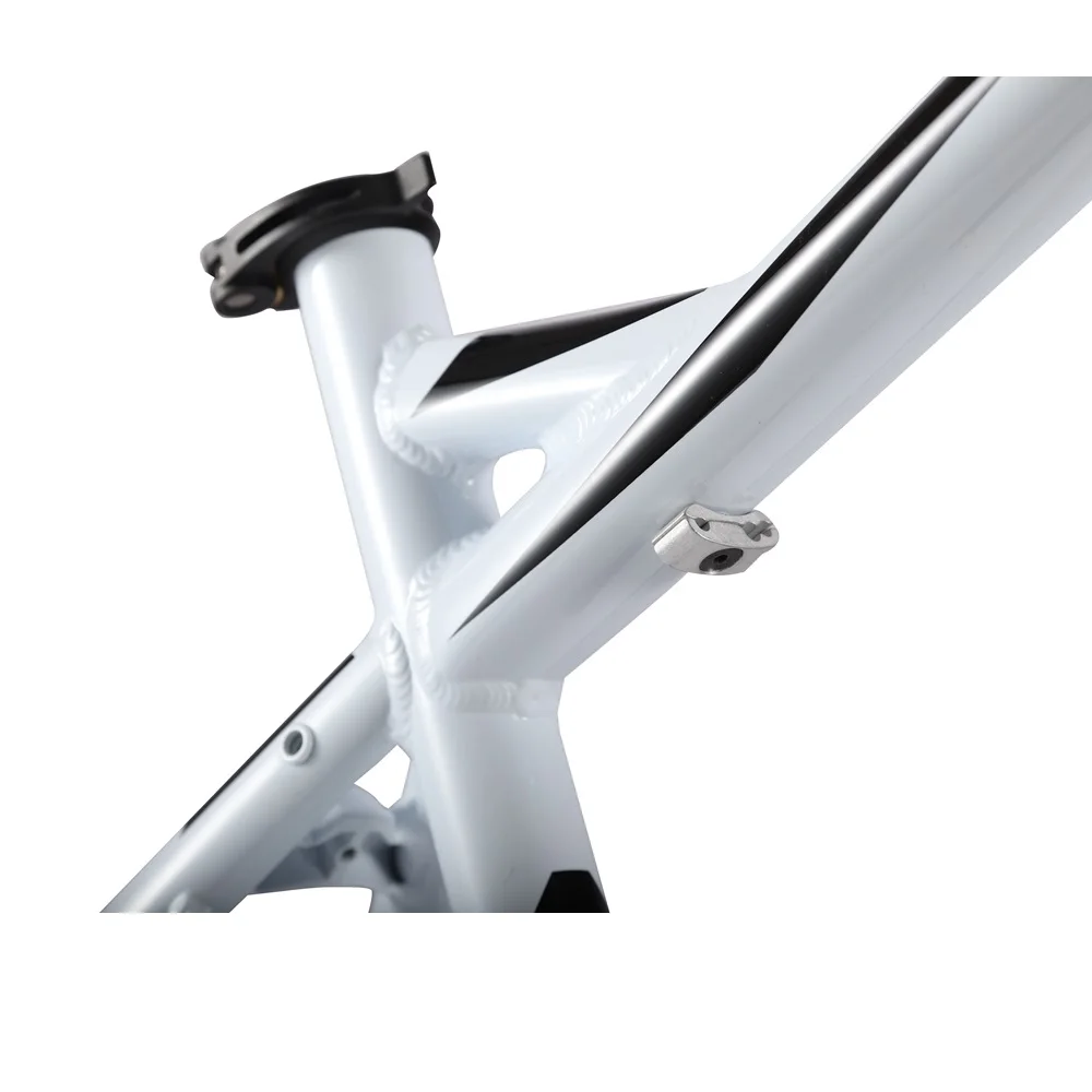 Новый сплав Rolling Stone 26 &quotMTB Frame Pro Race 200 18 5&quot дисковый тормоз белый/черный | Спорт и
