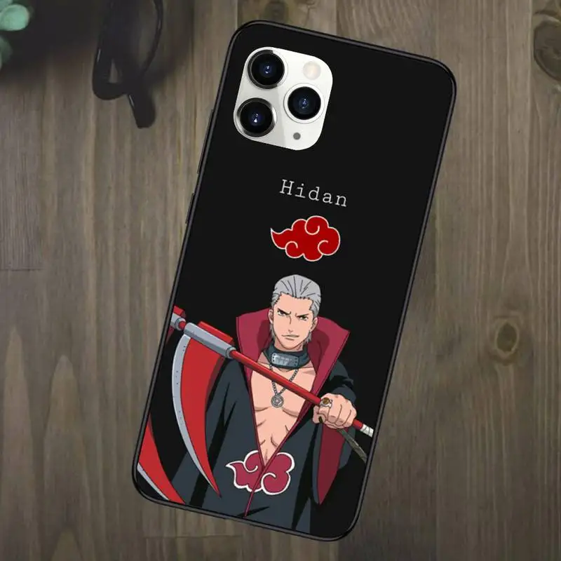 

Anime Hidan Akatsuki naruto Phone Case for iPhone 11 12 mini pro XS MAX 8 7 6 6S Plus X 5S SE 2020 XR
