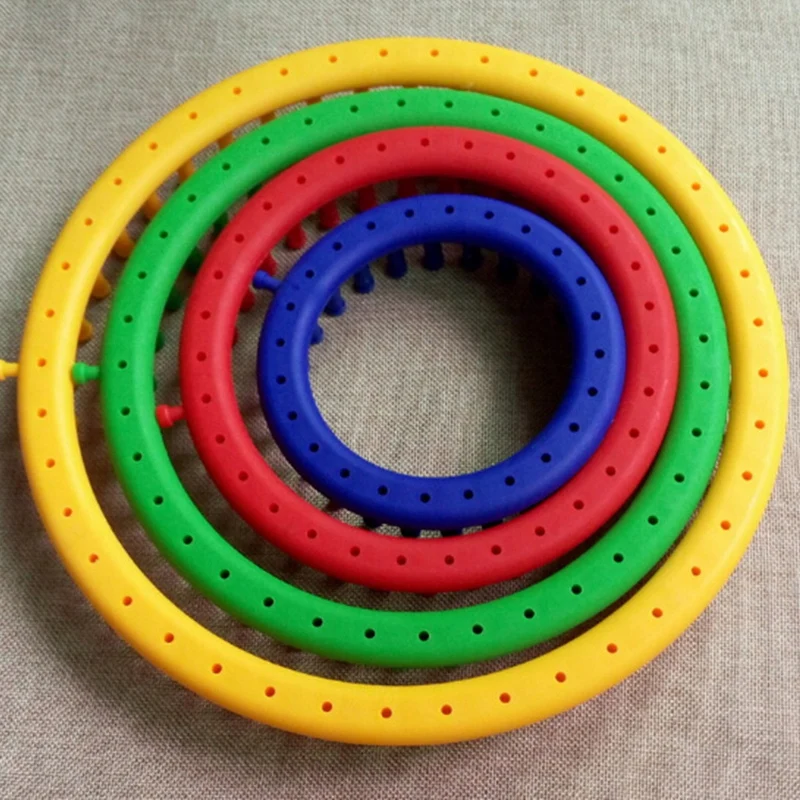 4 шт Diy Пластиковый Круглый Круг вязание ткацкий станок носок шарф шапка круговой