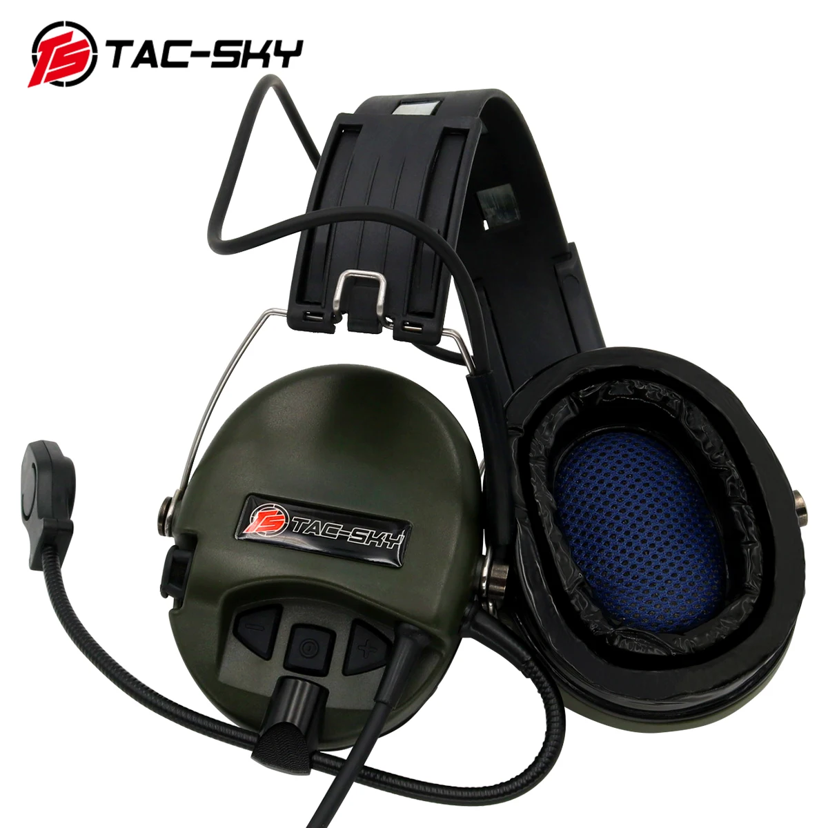 TAC-SKY Sordin силиконовые наушники шумоподавление пикап Охота Стрельба Спортивные Наушники Военная Тактическая гарнитура FG
