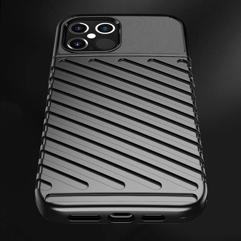 For iPhone 12 Mini Case Cover Soft Silicone Shockproof Bumper Armor Back Cover iPhone 11 12 Pro Max Phone Case on iPhone 12 Pro