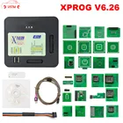 XPROG V6.26 V6.12 V6.17, добавьте Новое авторизацию V5.86 V5.55 V5.84  M металлическая коробка, ECU Программатор X Prog M, Полные Адаптеры