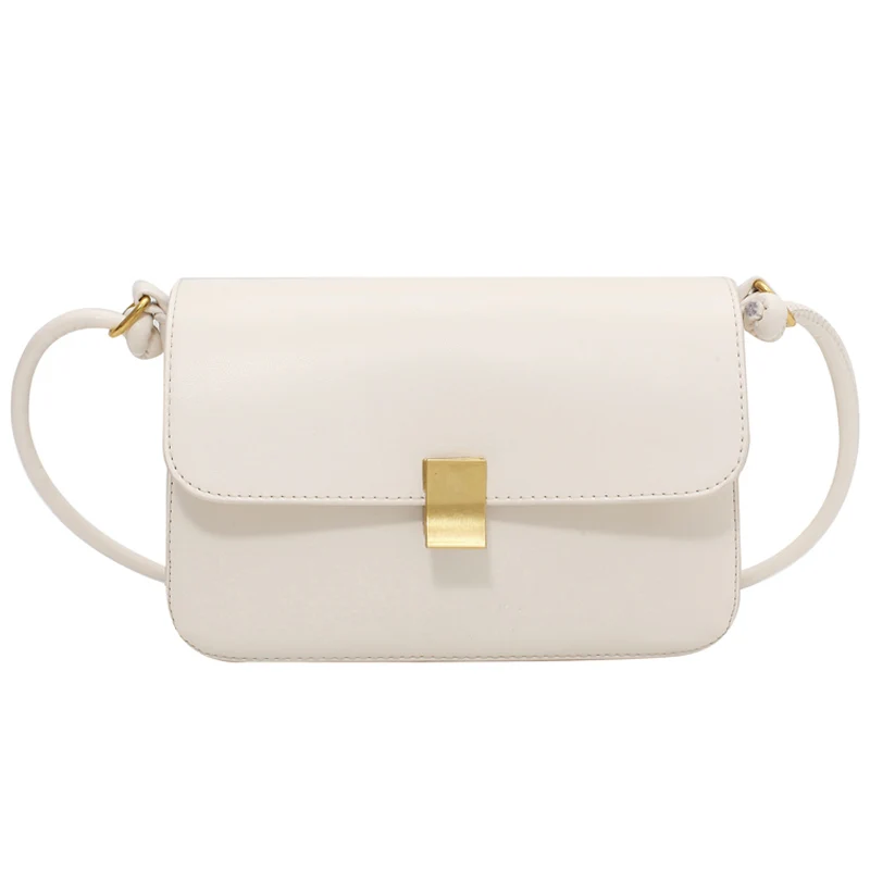 

Simple Solid Color Fashion 2021 Women Small Crossbody Shoulder Bags PU Leather Luxury Handbags for Ladies Designer