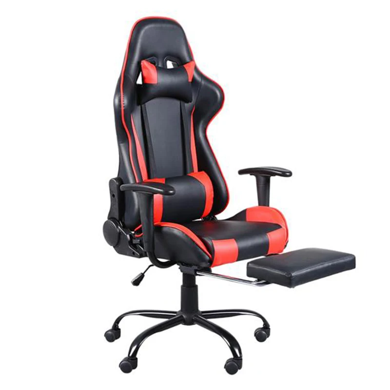 Офисное кресло гоночный стул вращающееся LOL для игр из искусственной кожи