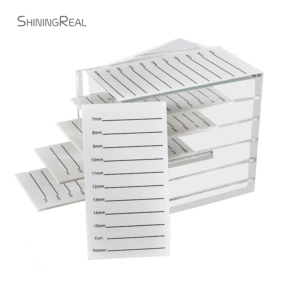 5 слойная акриловая коробка для хранения ресниц контейнер макияжа держатель клея