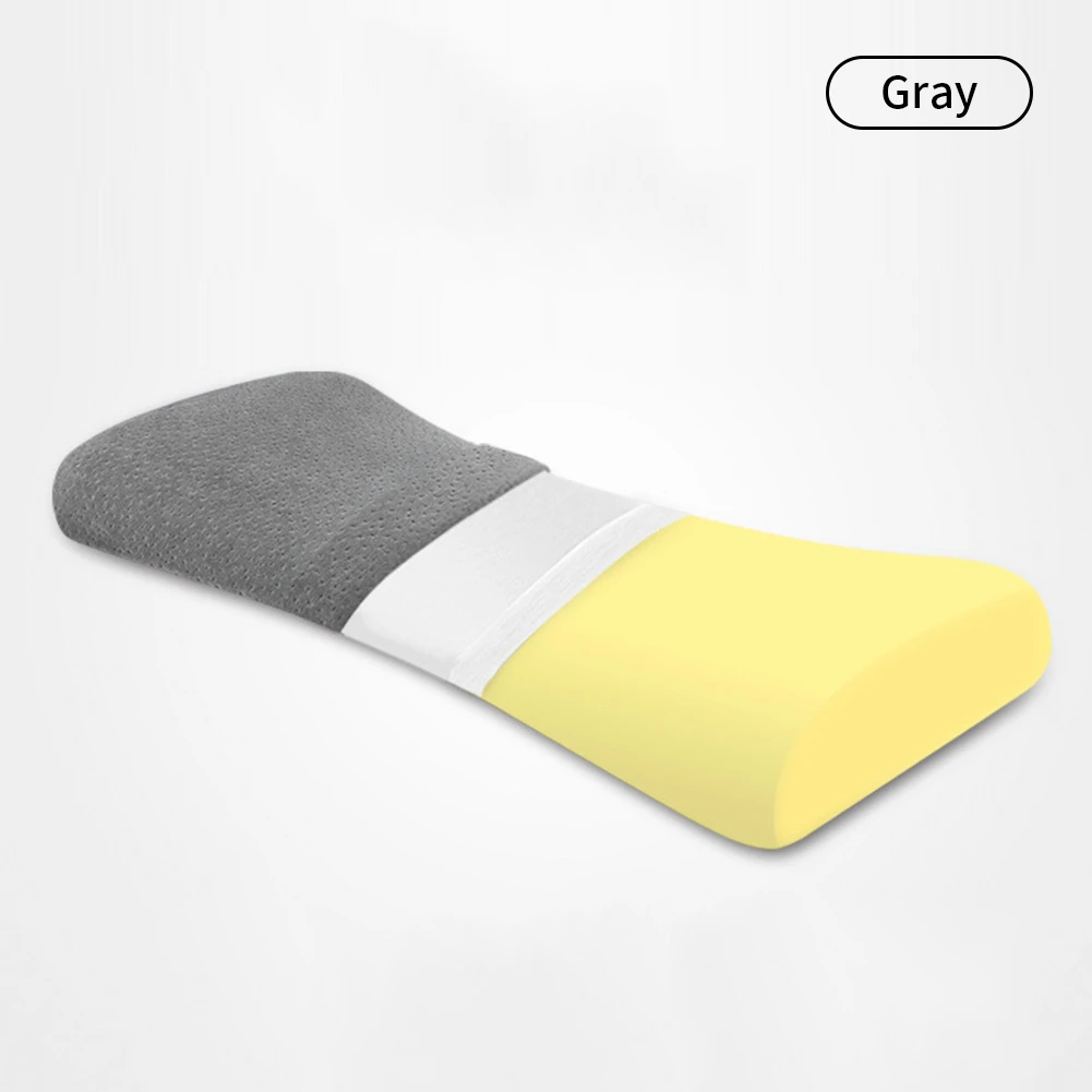 Gray Всплеск памяти подушка для сна хлопок поясная подушка для спины боли в спине ортопедическая поясничная Подушка для беременных женщин - Цвет: Gray