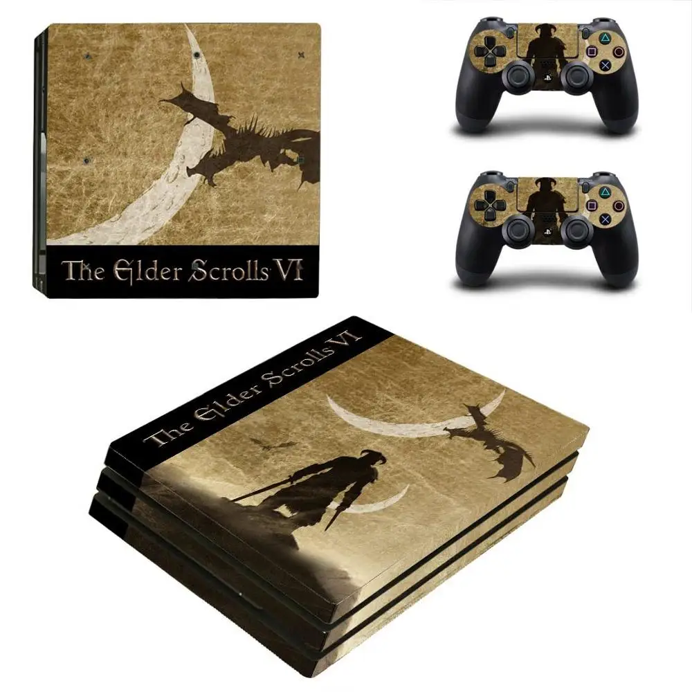 The Elder Scrolls PS4 Pro стикер s PS 4 Play станция виниловые наклейки на кожу Pegatinas для playstation