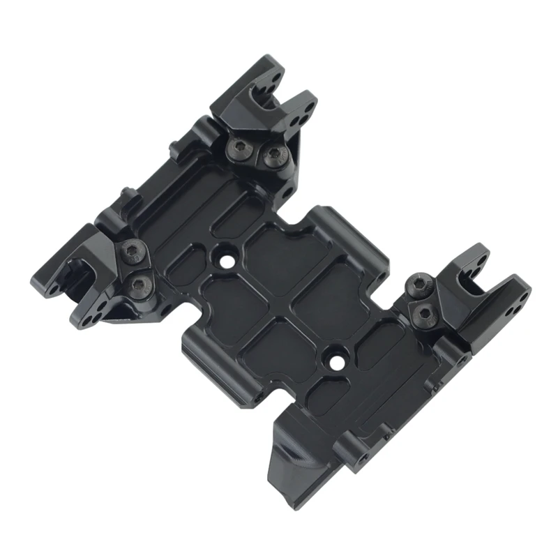 

Metal Skid Plate Gearbox Mount Transmission Holder with Linkage Link Mounts for 1/10 RC Crawler Axial SCX10 III AXI03007