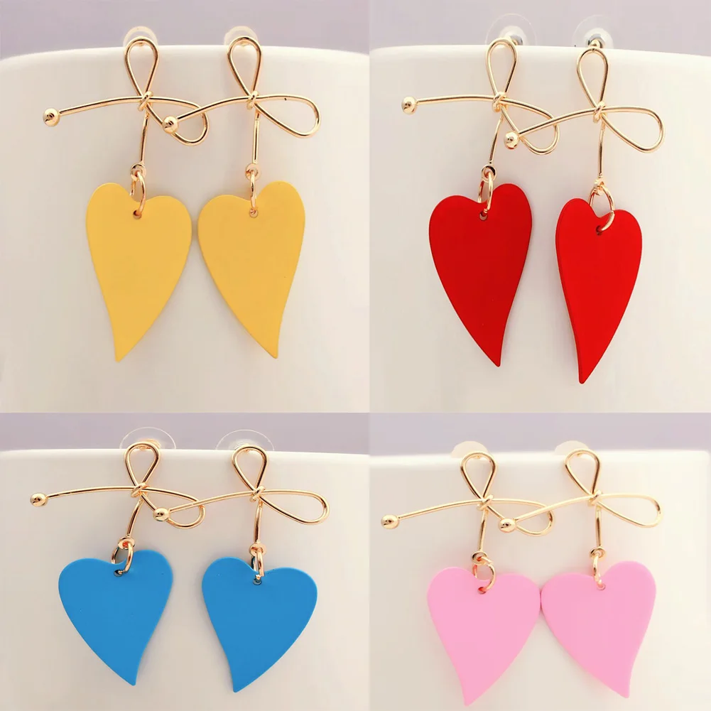 Серьги-подвески женские винтажные геометрические украшения золотого цвета