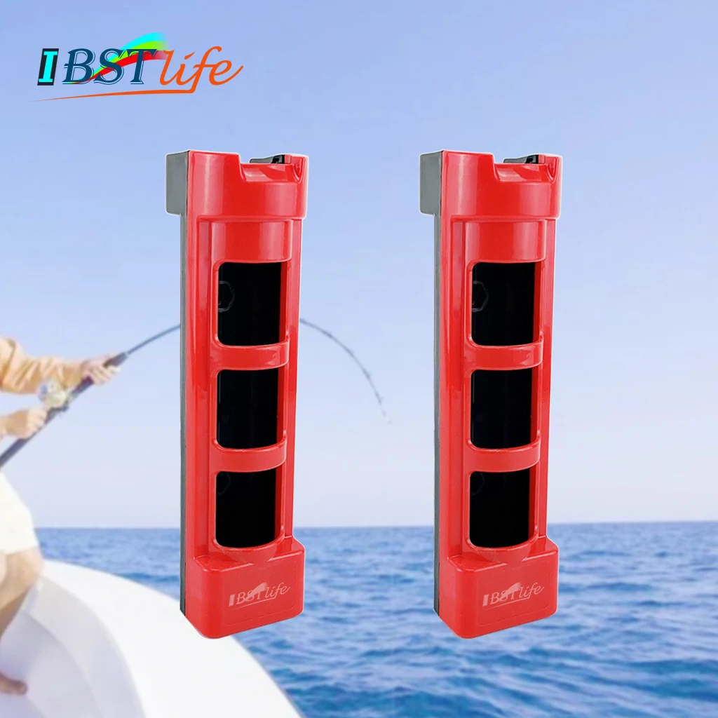 

2X ABS Пластик удочка держатель для удочки для рыбалки коробка Удочка Поддержка прочная трубка Кронштейн Гнездо стеллаж для выставки товаров ...