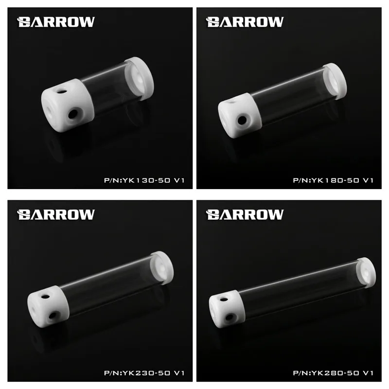 Barrow Water Cooling Reservoir Tank 130mm/180mm/230mm/280mm Length 50mm Diameter YK-50 V2 | Компьютеры и офис