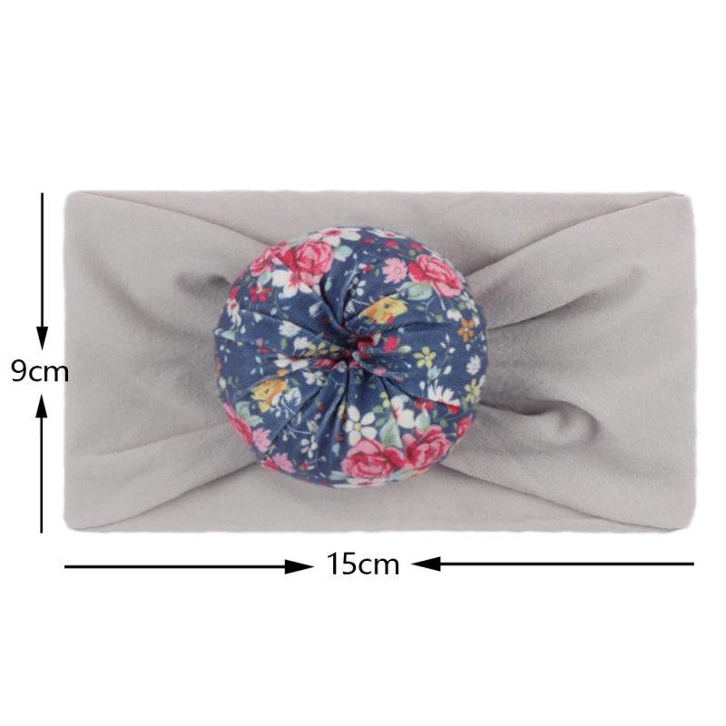 

Children's Seamless Super Soft Nylon Chiffon Headband Donut Hairball Cute Princess Hair Accessories Baby Turband Kids Headwear