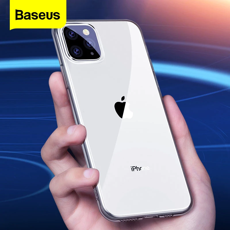Чехол Baseus для телефона iPhone 11 Max новинка 2019 года Ультратонкий Мягкий силиконовый