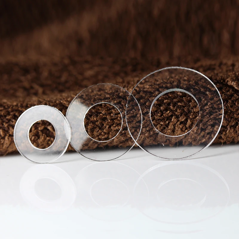 100PCS PVC Washers M2 M2.5 M3 M4 M5 M6 M8 M10 M12 Soft Hard Plastic Gasket Transparent Insulation Flat Paded For Screws