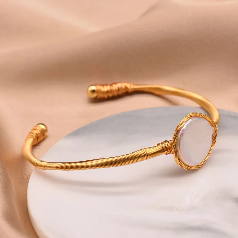 XlentAg натуральный пресной воды барокко Жемчуг регулируемый браслет для женщин Свадебные подарки открытые ювелирные изделия из бисера Pulseira Feminina GB0067