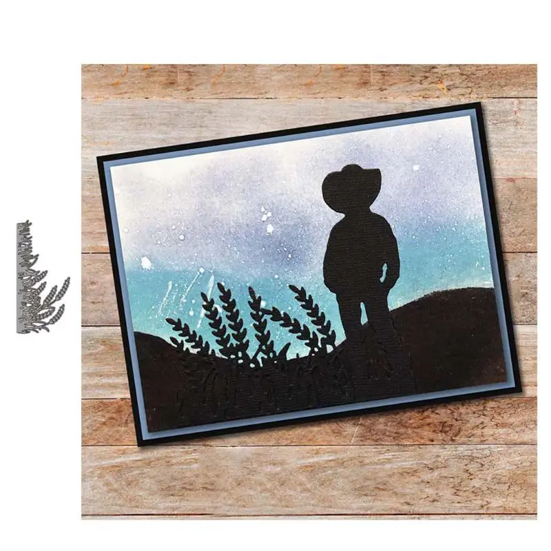 

Blown wheat Metal Cutting Dies DIY Scrapbooking Paper Stamping Die Decor 449C