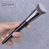 zzdog 1pcs professional cosmetics tools multifunctional foundation contour concealer makeup brushes high quality natural hair