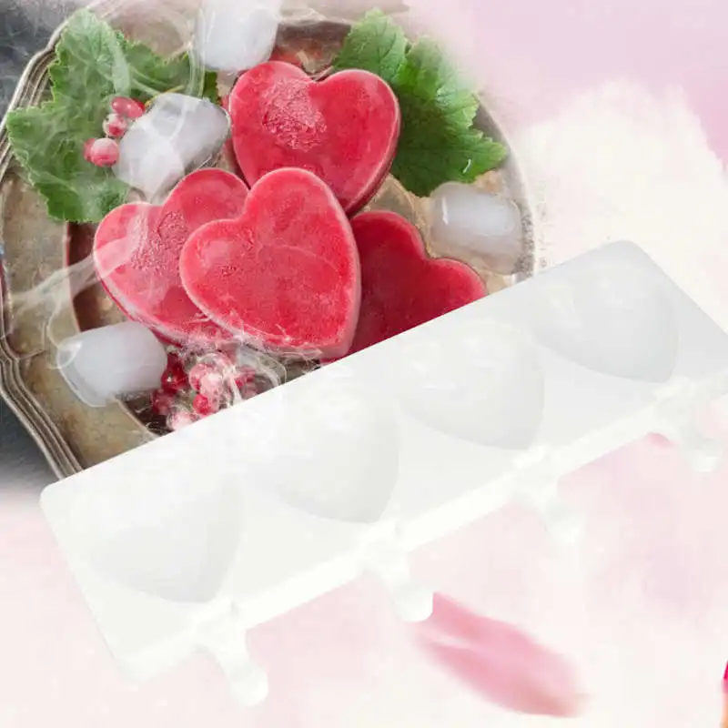 

Силиконовая форма для мороженого, 4 ячейки