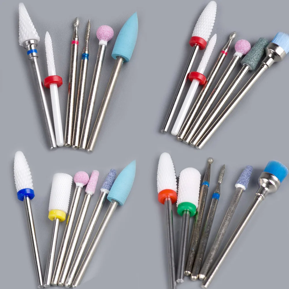 

Milling Cutter for Manicure Nail Drill Bits for Electric Manicure Machine Mill Cutters for Removing Nail Gel Polish Buffer Files
