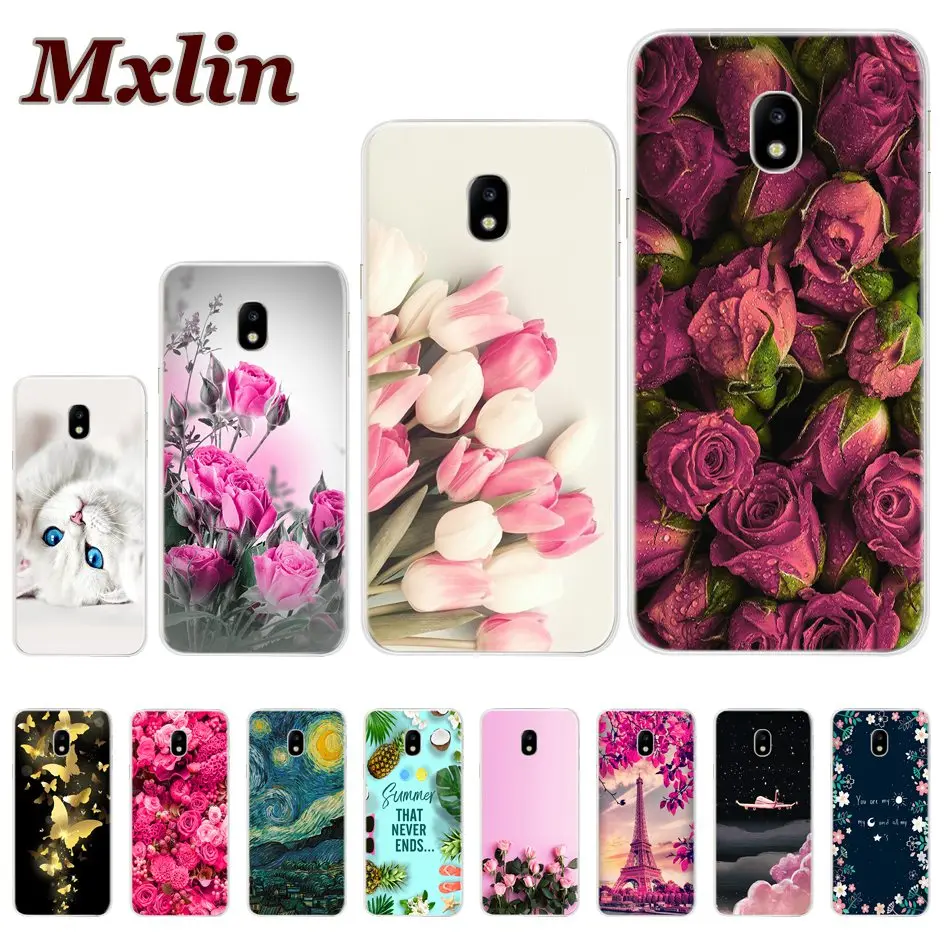 Чехол для Samsung Galaxy J7 2017 EU мягкий силиконовый чехол из ТПУ на заднюю панель