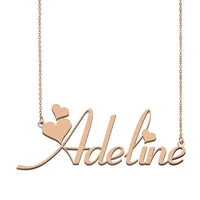 adeline name necklace custom name necklace for women girls best friends birthday wedding christmas mother days gift
