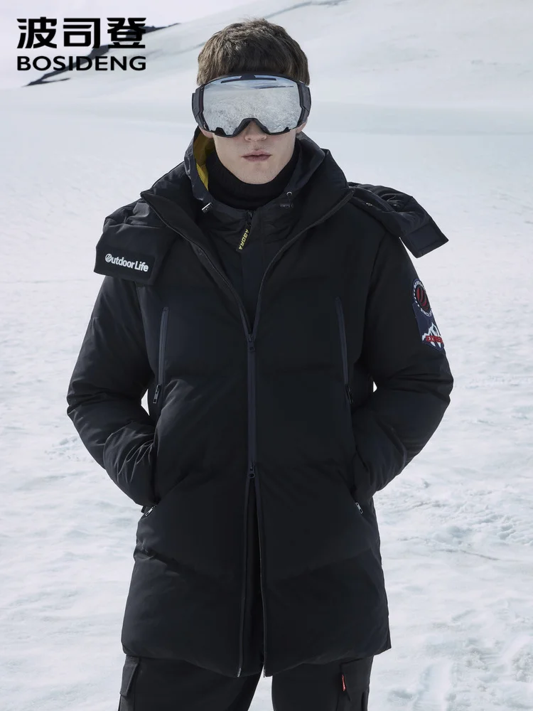 BOSIDENG новый зимний мужской пуховик высокого качества водонепроницаемый и