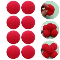 50pcs clown noses clown sponge nose clown red nose ball for masquerade cosplay household party supply clown cosplay accessories