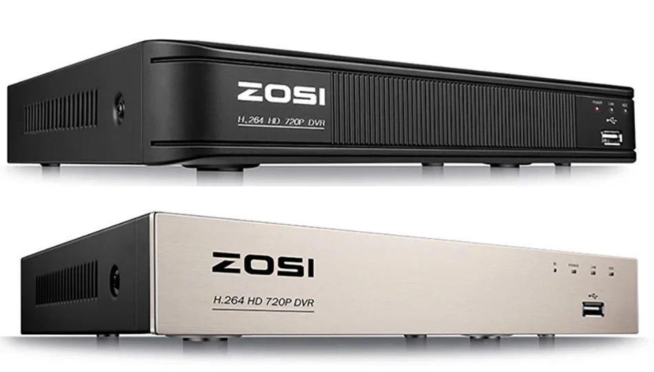 ZOSI 8 каналов 1080N TVI 8CH 720P HDD ночного видения купольная CCTV Видео домашняя светодиодная камера безопасности Система видеонаблюдения DVR комплект