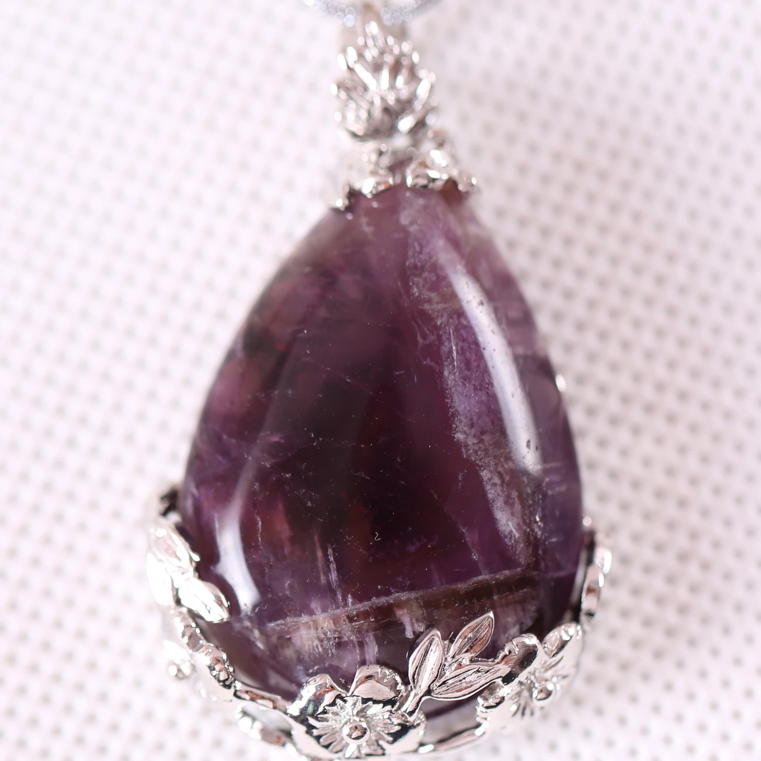 Подвеска женская из натурального камня, в форме капли воды, 1 шт., K323