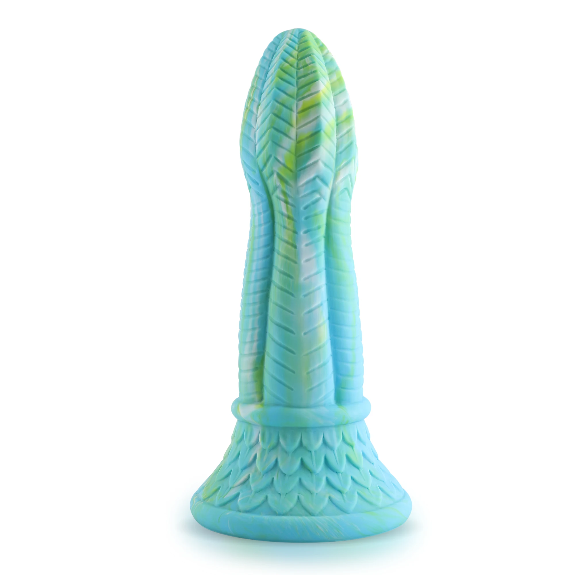 Hismith 10.3 Inch Silicone Dildo Monster Series Green Snake Mold Penis KlicLok System Sex Machine Accessories