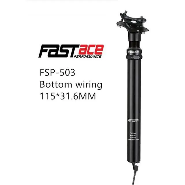 bottom503 115 31.6MM Fastace покрытая гидравлическая линия давления масла управления телескопическая подъемная труба сиденья подседельная труба для велосипеда седло, штырь 30,9/31,6 мм - Цвет: bottom503 115 31.6MM
