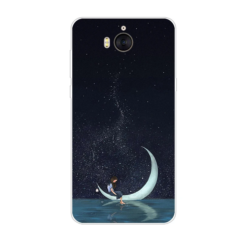 Для Huawei Y6 2017 крышки Чехлы для мобильного телефона из мягкого силикона чехол huawei Y5